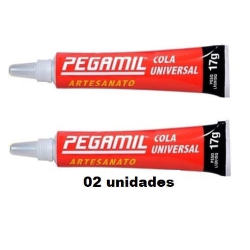 Cola Universal Pegamil 17g Artesanato * 02 unid