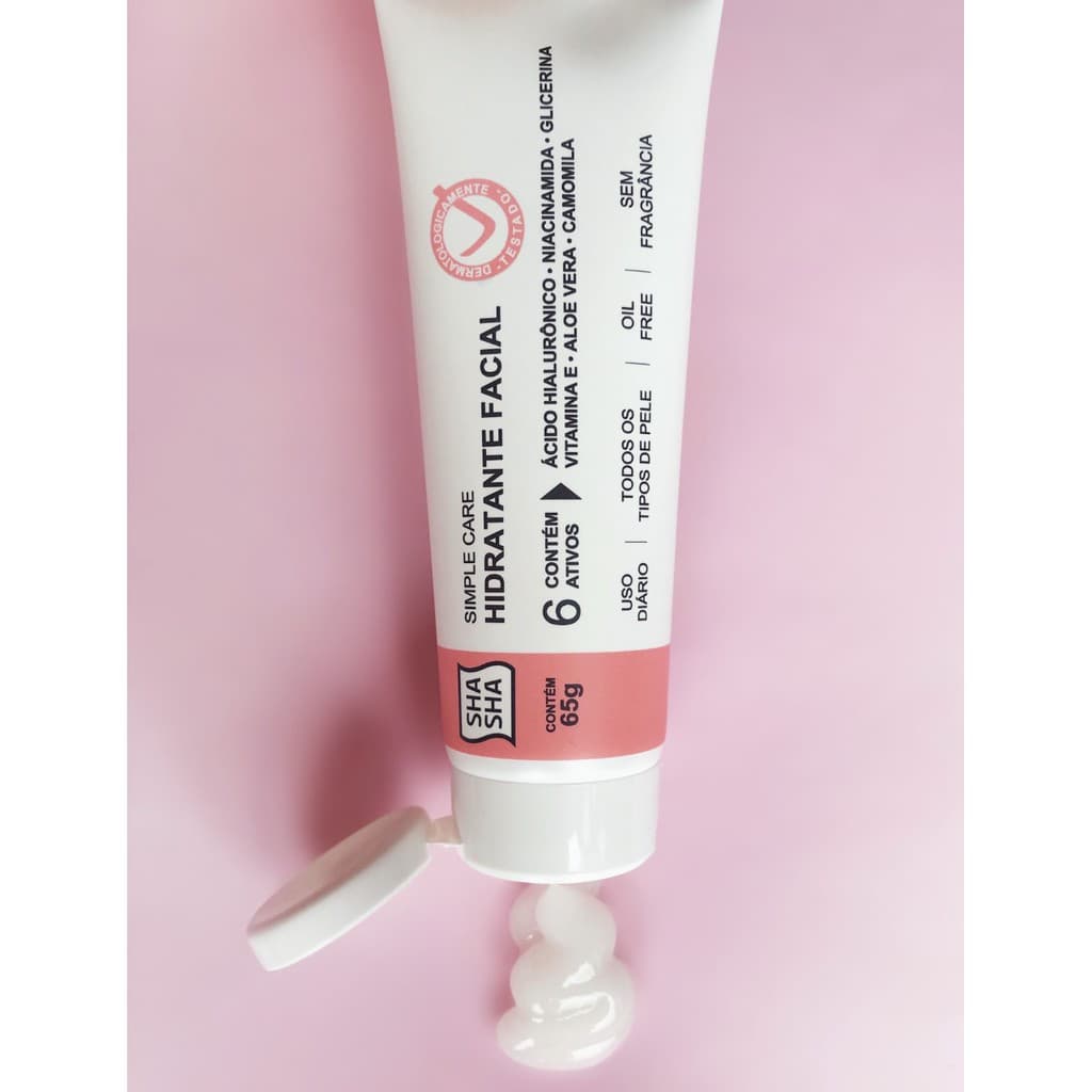 Hidratante Facial SHA SHA Cosméticos 65g