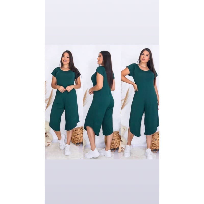 macacao pantacourt manguinha curta super confortavel