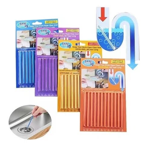 Haste De Limpeza Esgoto Banheiro Cozinha Limpador E Desentupidor Pia Ralo