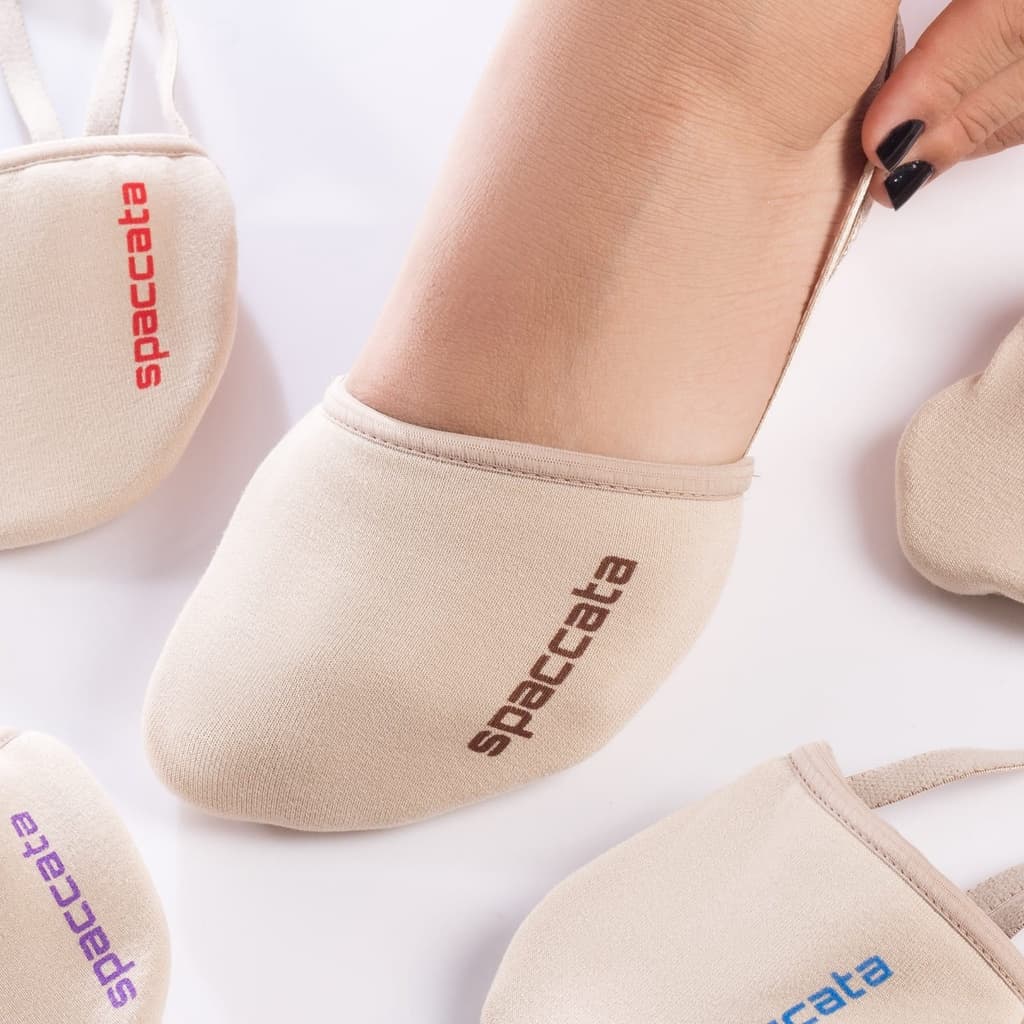 Sapatilha Ginástica Rítmica Spaccata Bege Tradicional