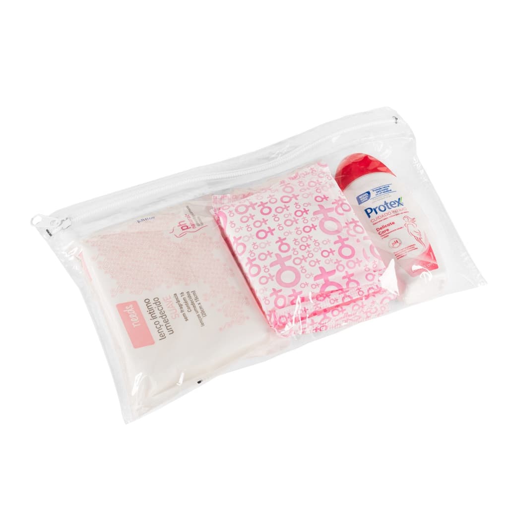 5 Saquinho Organizador Para Bolsa Mala De Viagem Com Zíper