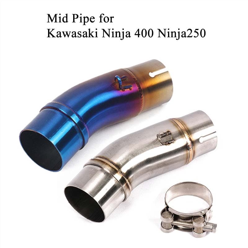 Cano Médio Antiderrapante Para Tubo De Escape NInja 400 250 Z400
