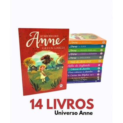 Coleção 14 Livros Da Serie Anne With An E + Diário Anne Novo
