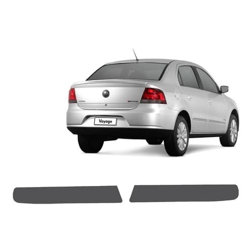 Par Aplique Mascara Negra Fume Lanterna Voyage G5