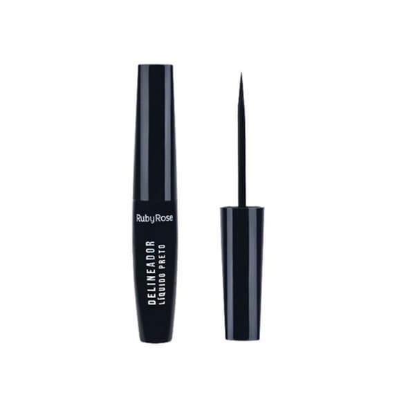 Delineador Líquido Preto Ruby Rose