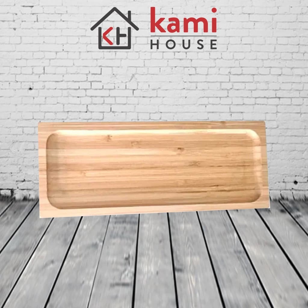 Bandeja de Bambu Retangular 25x10cm