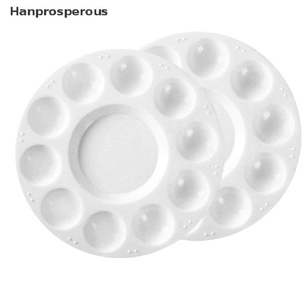 Hp > Paleta 10 Grades Bandeja De Pintura Artística Plástica Misturadora De Aquarela