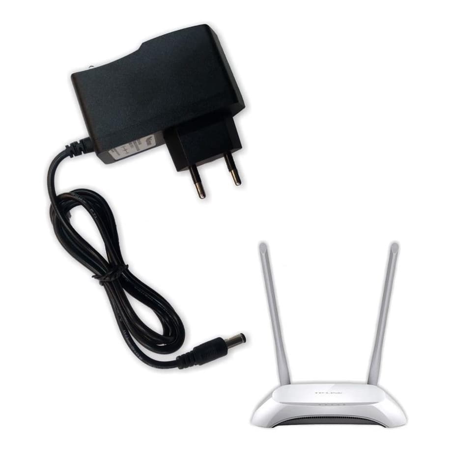 Fonte Para Roteador Tp-link Wr 840 N ( Carregador / Cabo de Forca / Cabo de Energia ) - R1126