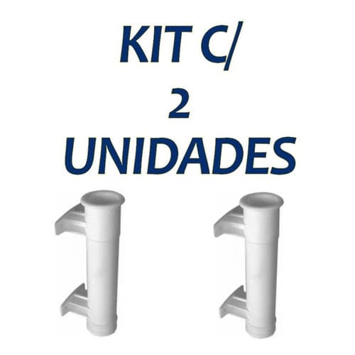 Porta Varas Suporte Pesca Reto Caiaque Barco Lancha 2 Un