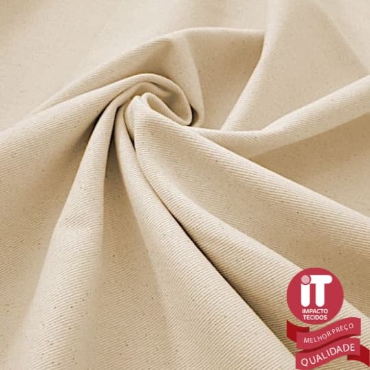 Tecido Algodão Cru 160gr 3 metros x 1,60 mt Algodão Crú Americano Encorpado Ecologicamente correto