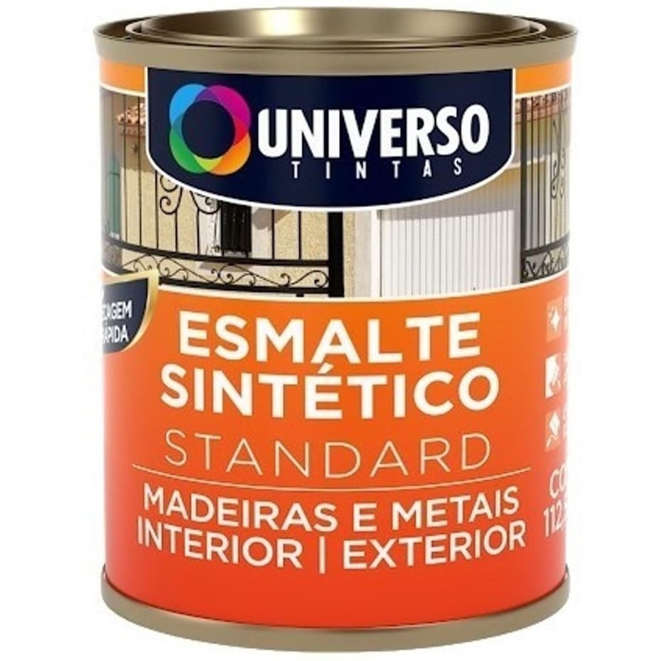 Tinta Esmalte/Óleo Sintético 900ML - UNIVERSO (MADEIRA, METAIS E FERROS)