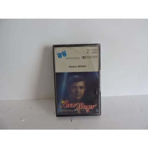 Fita K7 (cassete) Paulo Sérgio  Copacabana - 1987 Original