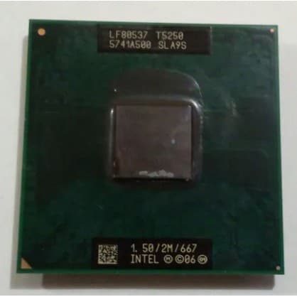 Processador Intel® Core2 Duo T5250 Cache De 2 M, 1,50 Ghz