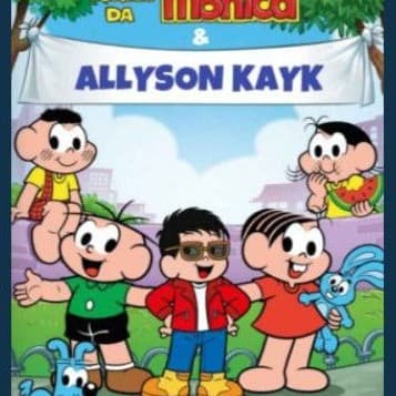 livro da Turma da Mônica com Allyson kayk