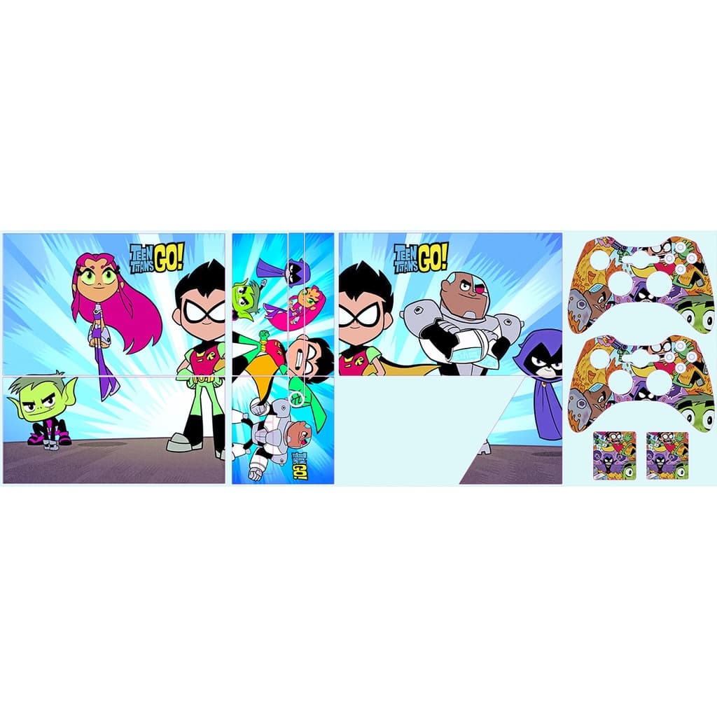 Skin Adesiva Xbox 360 Super Slim - Teen Titans Go!