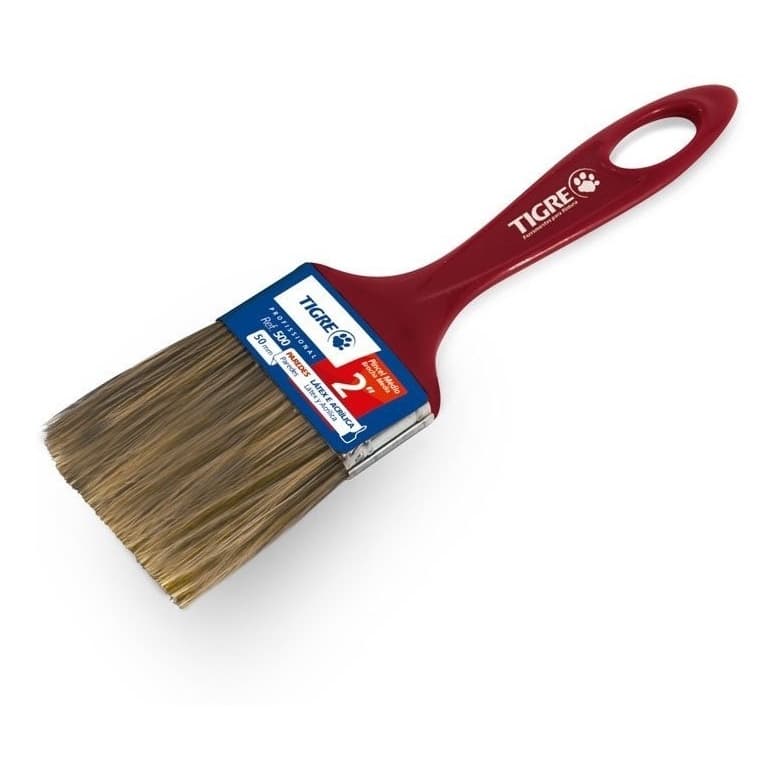 Pincel Tigre 500 De 2  Para cobertura de áreas com diversos tipos de tinta