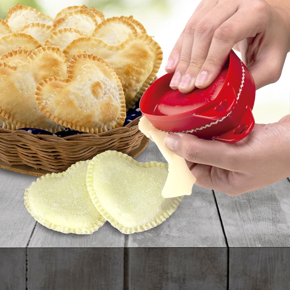 Forminha Coração Fechar Pastel Fogaça Risole Salgados