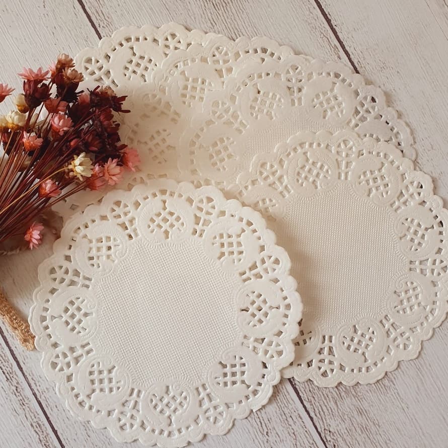 Papel Rendado Redondo 9 a 33,5 cm