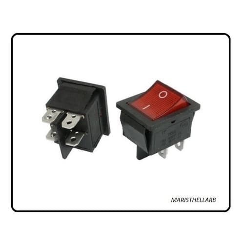 Botão Iluminado Forno Industrial 4 Polos Gangorra