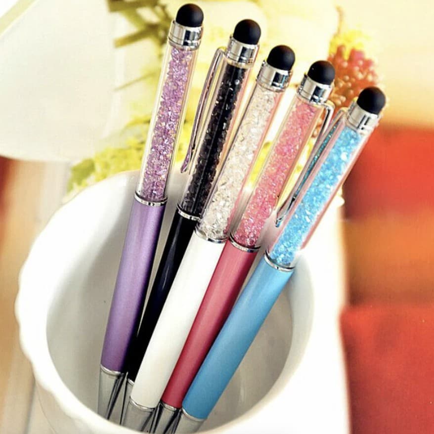 TOUCH Caneta Diamante Stylus Touch Screen Com Cristal