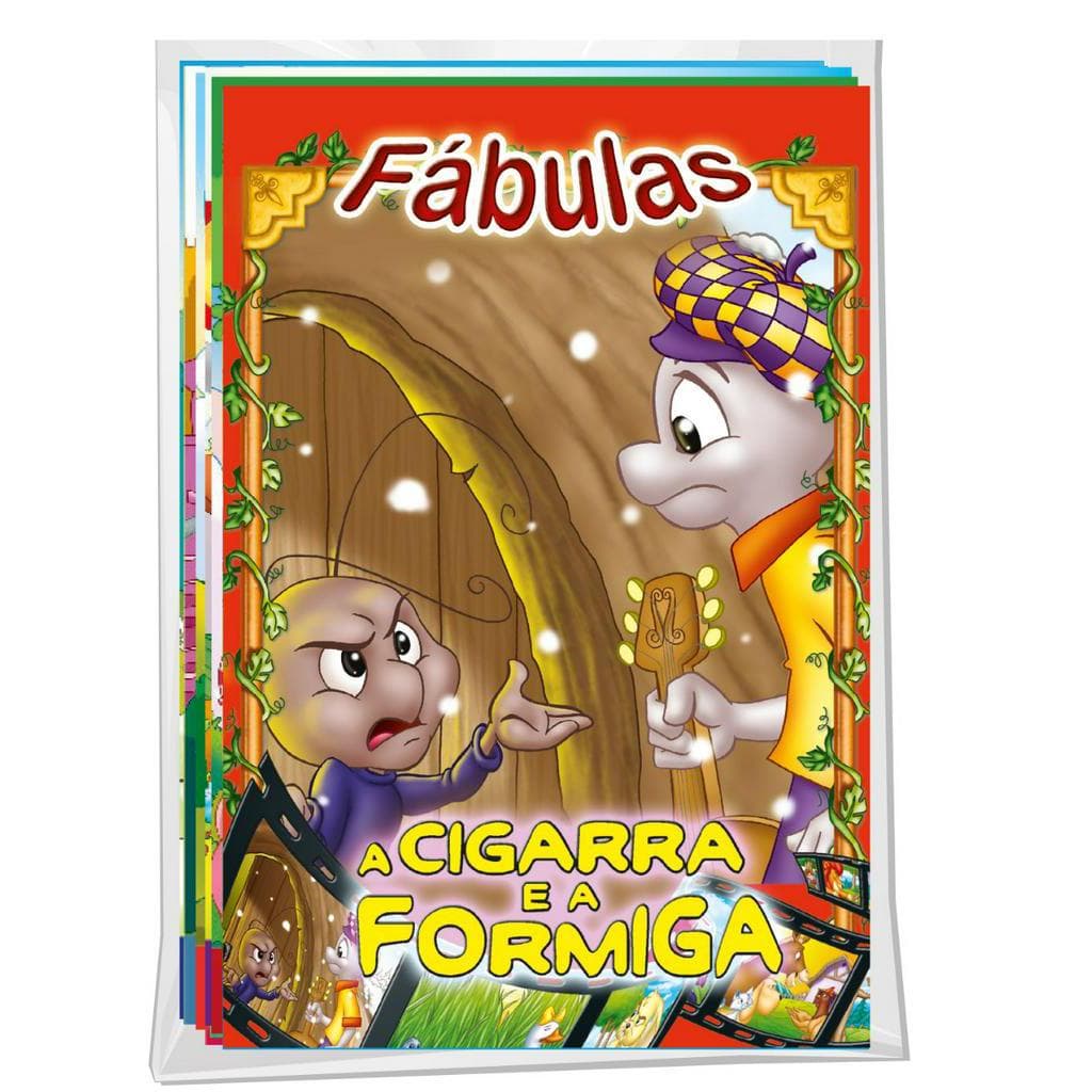 Fabulas - Coleção com 8 livros (Titulos diferentes - Letra Maiuscula)