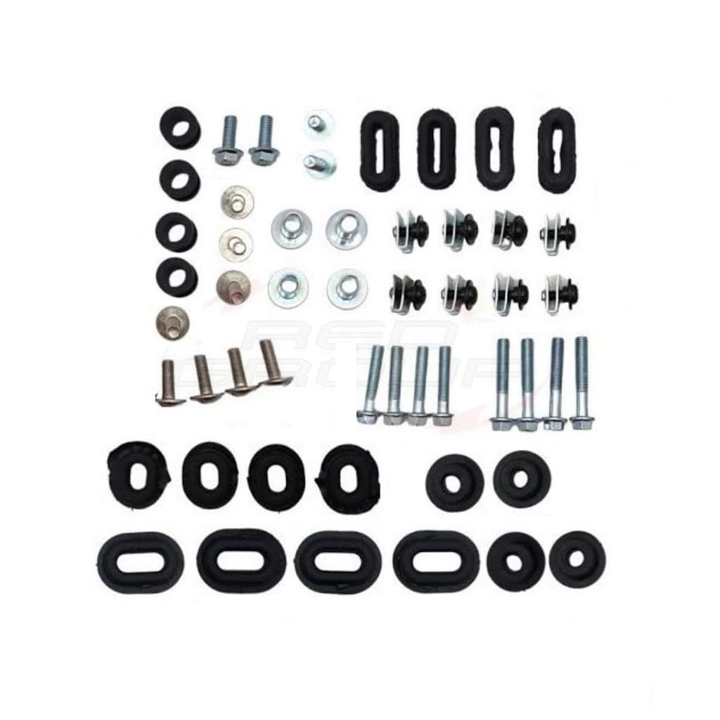 Kit Parafusos + Presilhas + Buchas Carenagem Nx 200