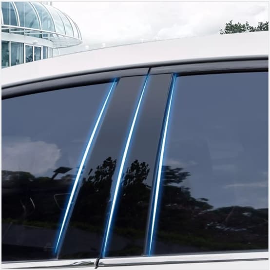 Coluna Black Piano Vinil Usado Por Montadoras - Kit 4 Peças