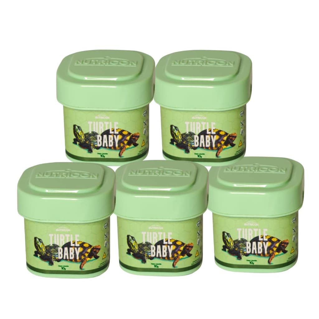 Ração Turtle baby Nutricon 5 unidades 10g
