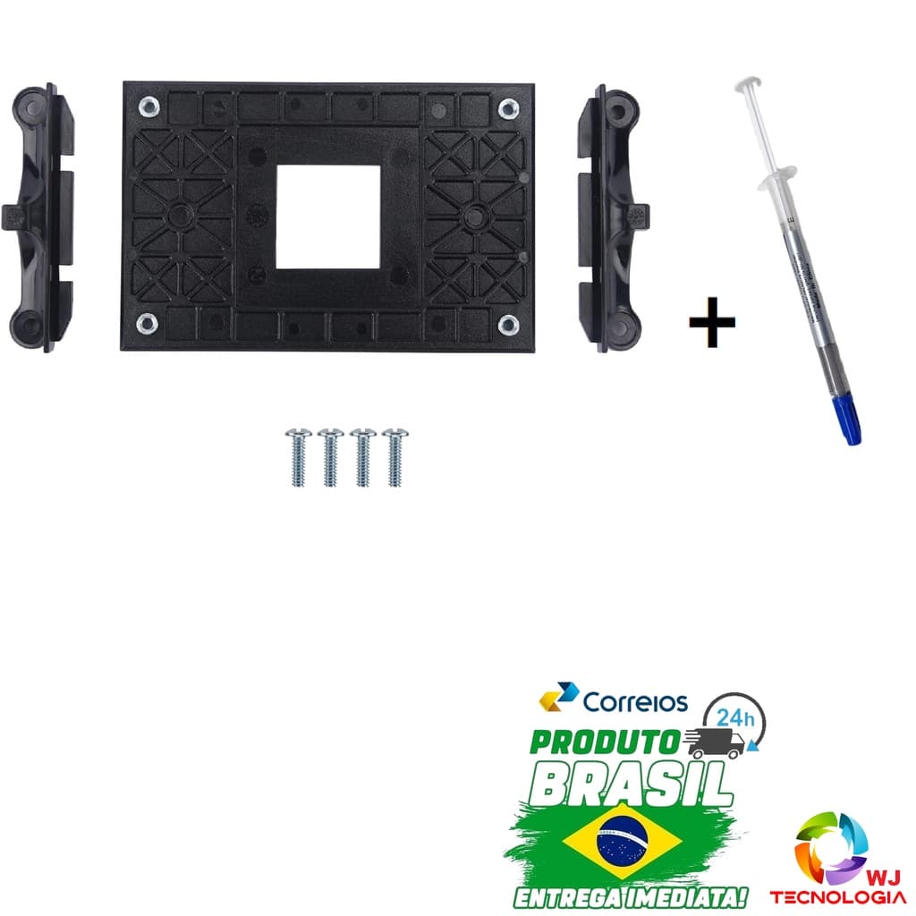 Suporte Base Cooler AMD Socket Am4 AM5 Dissipador Placa Mãe Amd Amd Fm1 Fm2 940 Am2/2+/3/3+