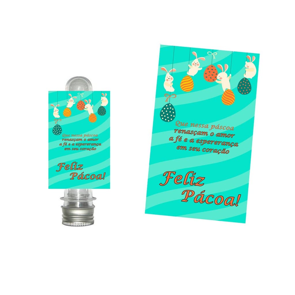 Adesivos para tubetes - 50 unidades