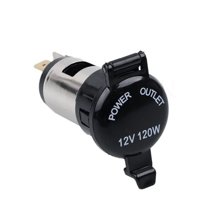Portátil 12 V 120 W Motocicleta Carregador De Carro Tomada De Moto Auto Boat Trator Saída De Energia