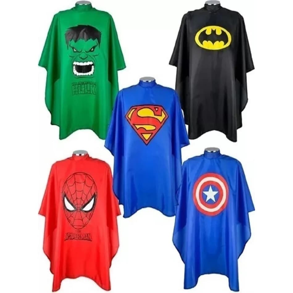 Capa de Corte Infantil Cabeleireiro Barbeiro