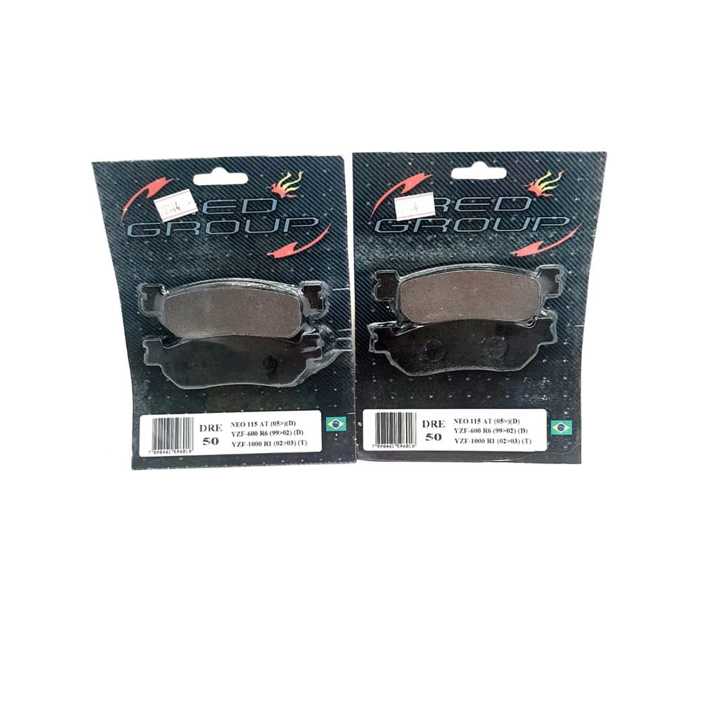 Pastilha De Freio Dianteira E Traseira Yzf 1000 02/03