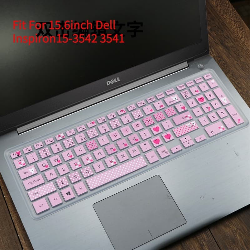 Capa Protetora De Silicone Flexível À Prova D 'Água Ultrafina Para Teclado De Laptop De 15,6 Polegadas / Dell Inspiron15-3542 / 3541