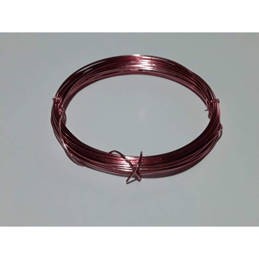 3 Arames Artesanato De Alumínio 0.7 Com 5 Metros- Cor -rosa