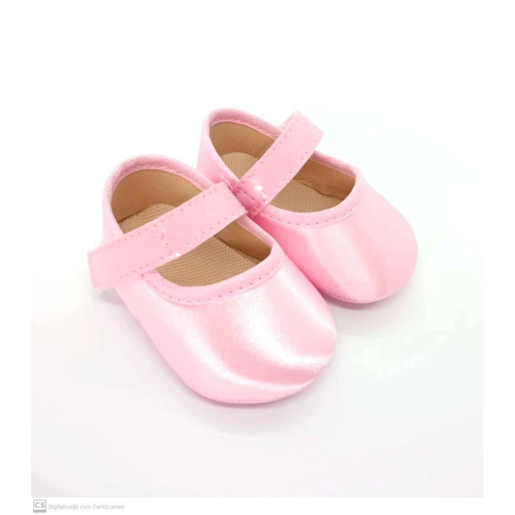 Sapatinho Cetim Estruturado Para Customização