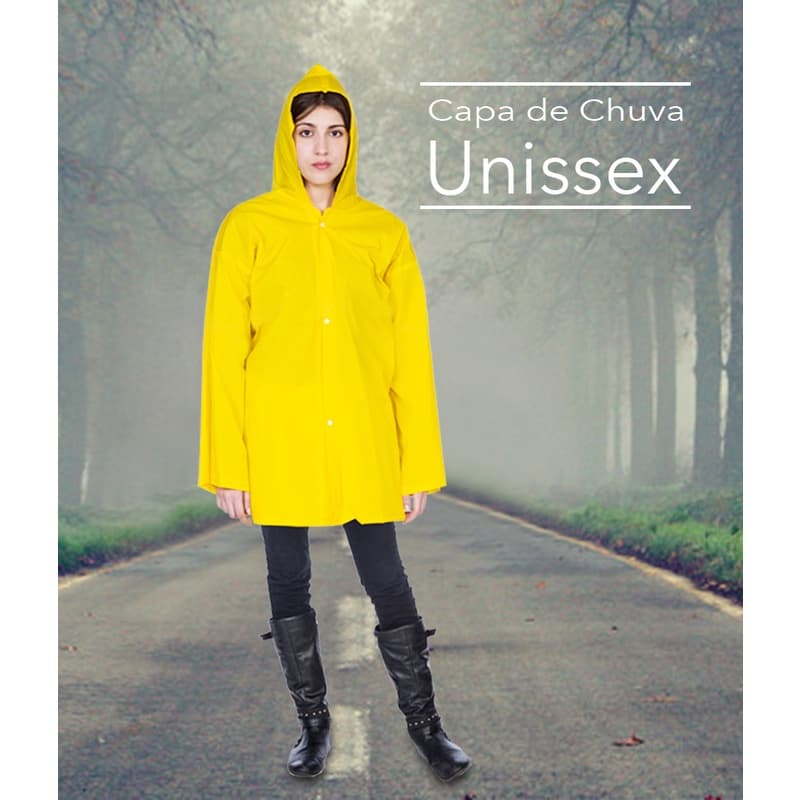 Capa De Chuva Pvc Forrada EPI Obras Passeio