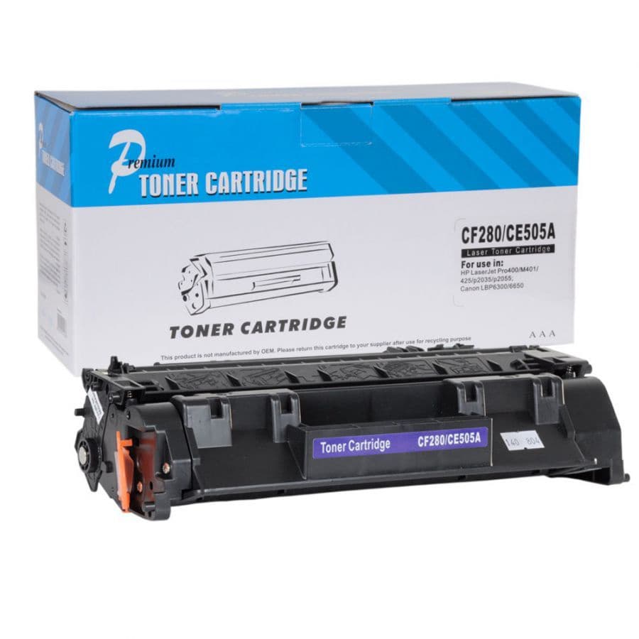Toner Compatível CE505A CF280A 505A 280A | P2035 P2035N P2055 M401 M425 2035 2055 401 425 505 A 280 A -