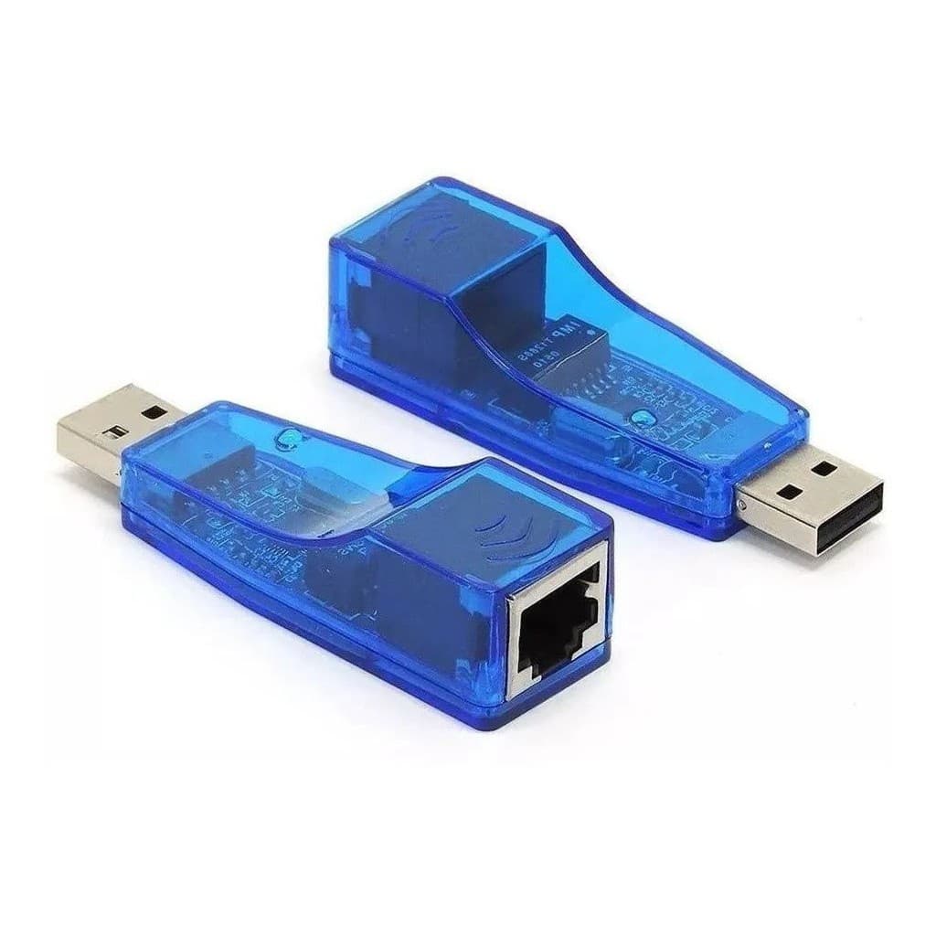 ADAPTADOR USB LAN PLACA DE REDE EXTERNA RJ45 ETHERNET 10/100