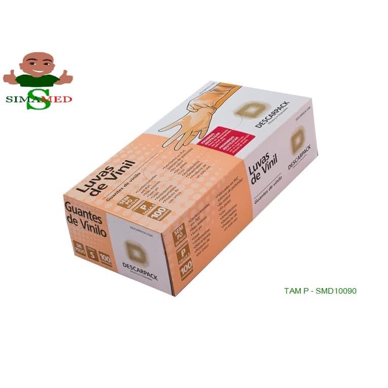 PROMOÇÃO KIT Luva Vinil Sem Amido Tamanhos (3 CAIXAS)