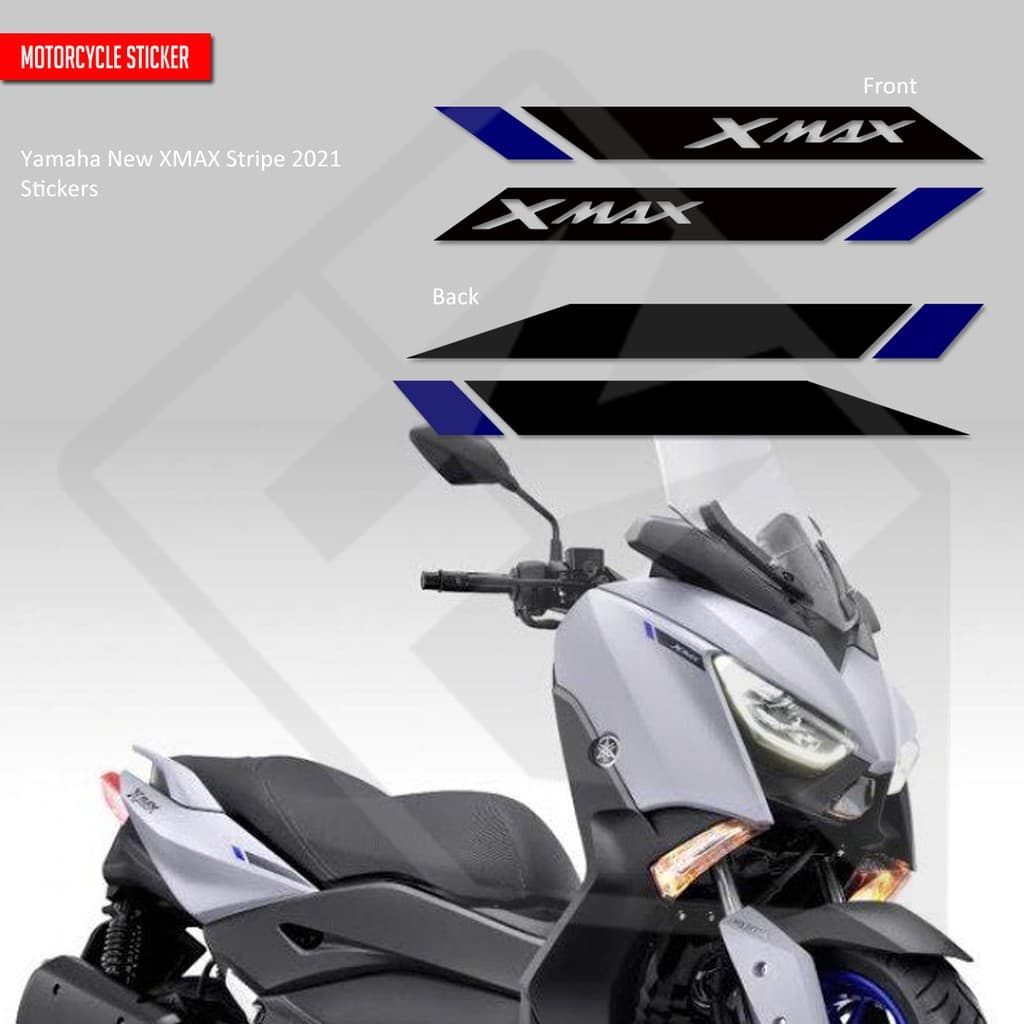 Novo Adesivo Listrado Yamaha XMAX 250 2021