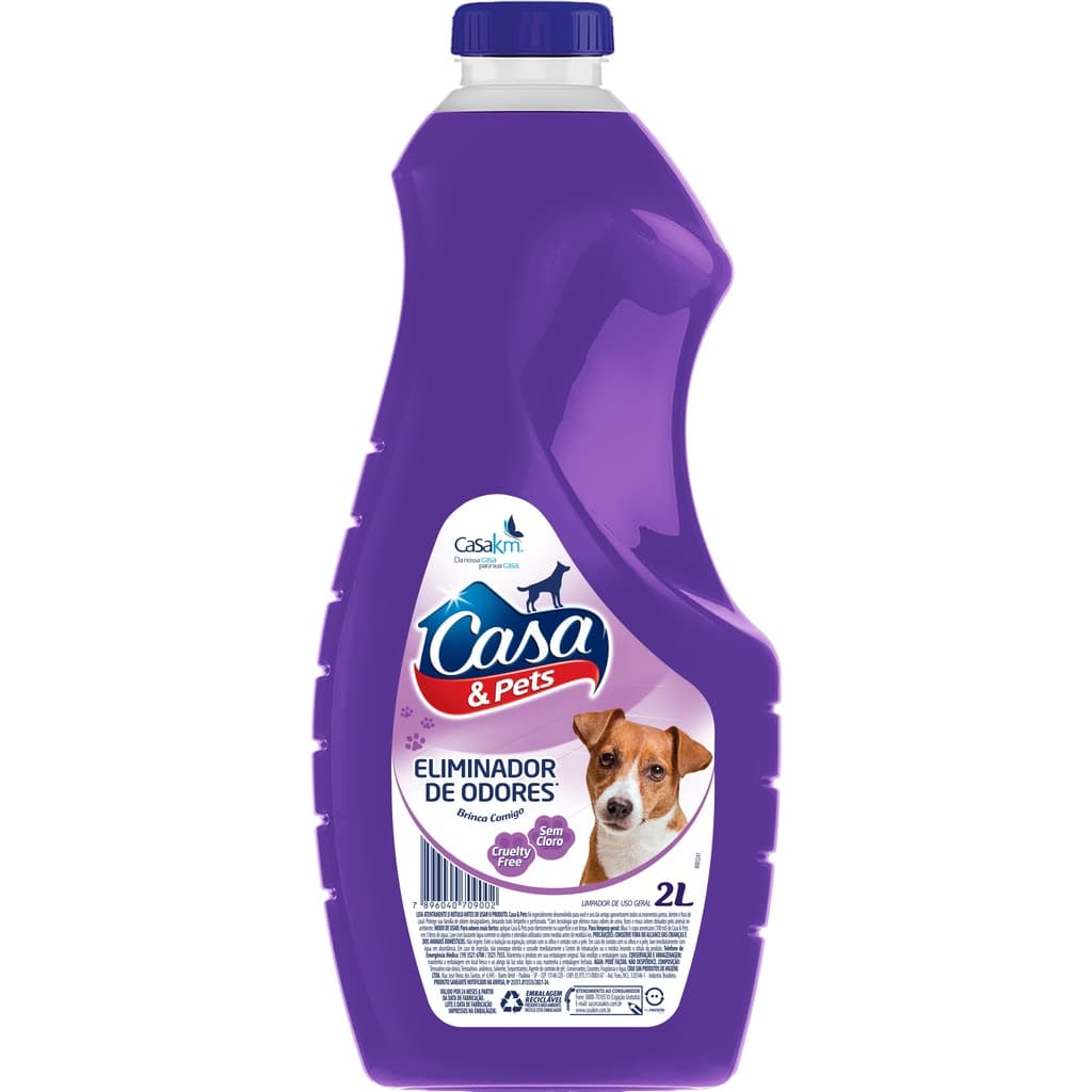Casa & Pets Caes Elimina Odores Brinca Comigo 2l