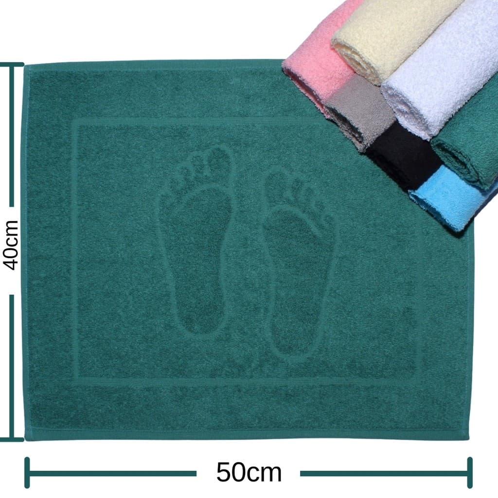 Toalha de Piso Pezinho Tapete para Banheiro Pequeno 40x50cm Gramatura 500g/m2