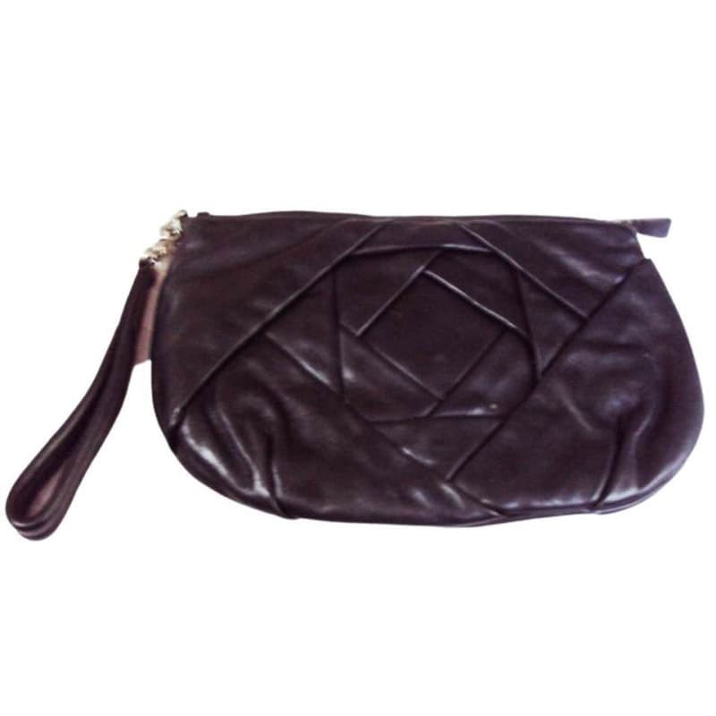 020 Rbl- Bolsa- Carteira de Couro-  Preta