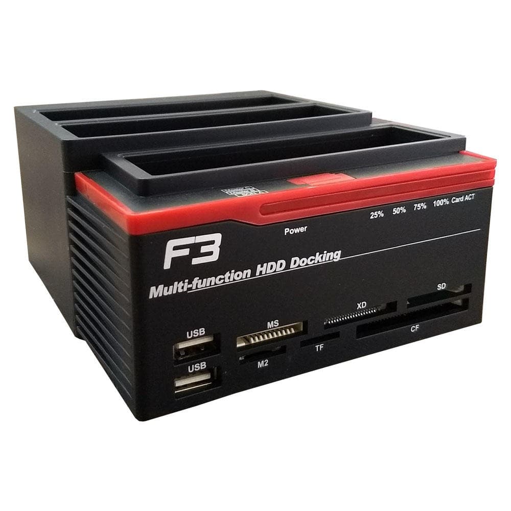 Dock Station P/2 Hd Sata + 1 Hd Ide 2.5"/3.5" Usb 3.0 JC- DOC892