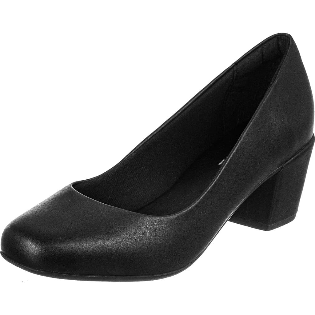 Sapato Scarpin Feminino Boneca Confortável Sapatilha Salto Grosso