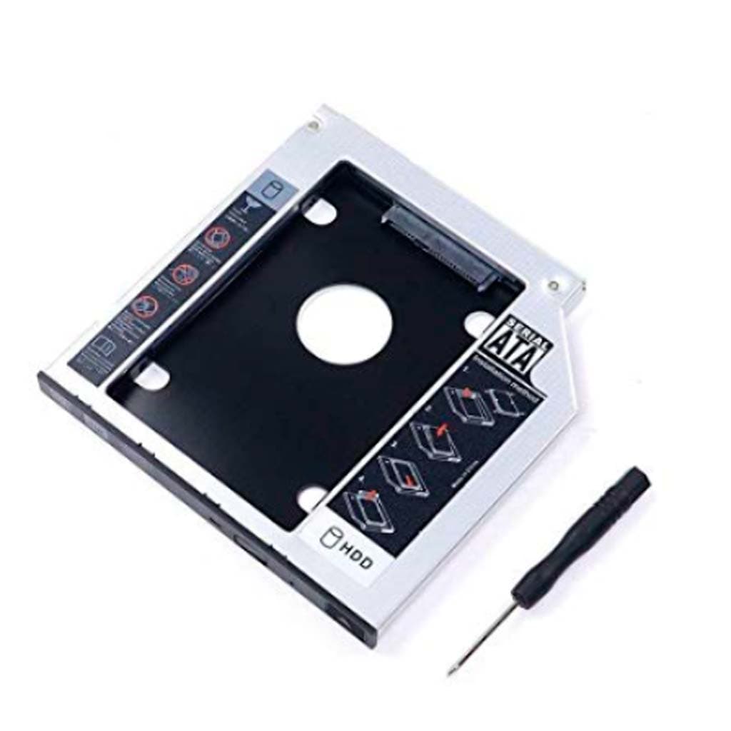 Adaptador caddy p/ segundo hd Ou ssd 9.5mm fácil instalação