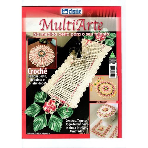 Revista Crochê Barbante Cisne Multiarte 05