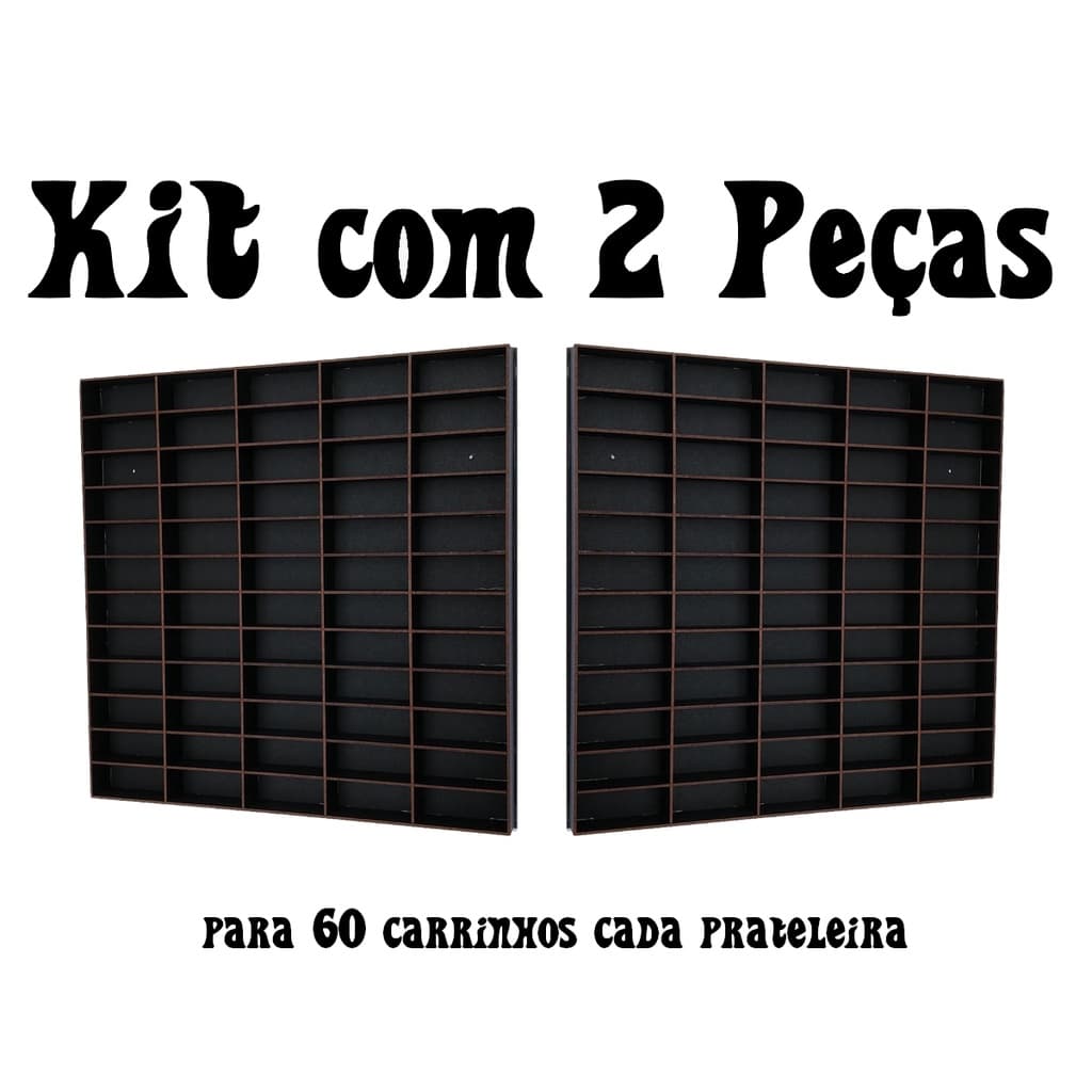 2 Unidades Estante Para Carrinhos Expositores Para Coleções